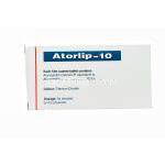 アトルリップ-10, リピトールジェネリック，アトルバスタチン 10mg 箱　情報